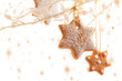 Typical christmas cinnamon star cookies
