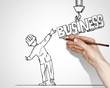 Photo: Drawing about success in business Drawing about success in business