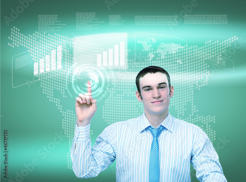 Photo: Virtual technology in business Virtual technology in business