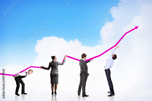 Photo: Business Growth And Success Graph Business Growth And Success Graph
