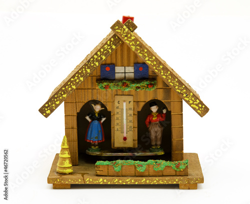 Photo: Traditional dutch weather house Traditional dutch weather house