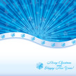 Vector: Blue christmas background, vector eps 10.0 Blue christmas background, vector eps 10.0
