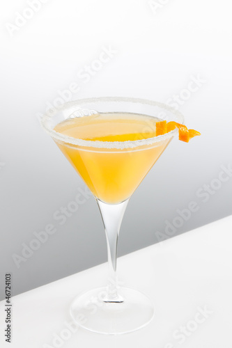 Photo: delicious cocktail served in tall glass delicious cocktail served in tall glass