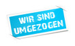 Etikett Umzug