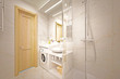 Illustration: modern interior of bathroom modern interior of bathroom