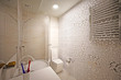 Illustration: modern interior of bathroom modern interior of bathroom