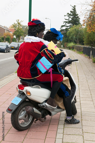 Photo: Black Petes on scooter Black Petes on scooter