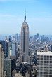 Empire State Building vertical, New York City, USA