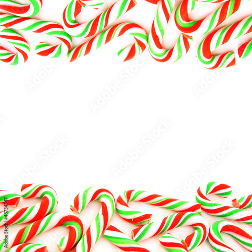 Photo: Double edge red and green candy cane border Double edge red and green candy cane border