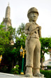 Statues of soldiers at Wat arun