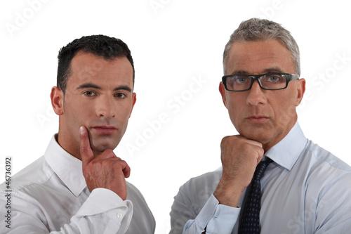 Photo: Colleagues brainstorming Colleagues brainstorming