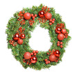Foto: Decorative christmas wreath Decorative christmas wreath