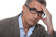 Man with headache