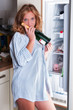 Sexy woman raiding the fridge