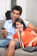 Teens on the couch