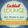 Vector: Vintage sign - Cocktail Lounge - Vector EPS10 Vintage sign - Cocktail Lounge - Vector EPS10