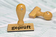 Prüfung geprüft Kontrolle kontrolliert