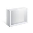 Package Box with a transparent plastic window
