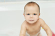 baby in bath