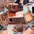 Bricklaying montage