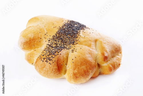 Photo: Bun with poppy seed Bun with poppy seed
