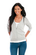 Smiling latin woman
