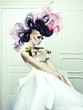 Photo: Lady with avant-garde hair Lady with avant-garde hair