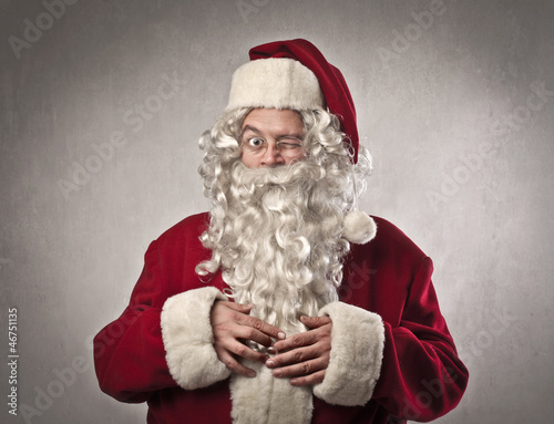 Photo: Winking Santa Claus Winking Santa Claus