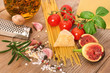 Pasta with ingredients
