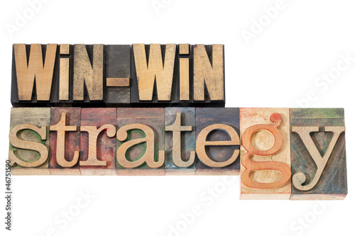 Photo: win-win strategy win-win strategy