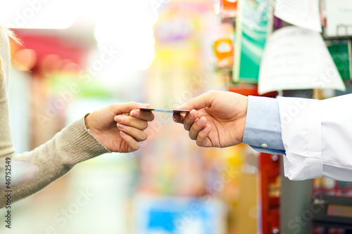 Photo: Paying with credit card Paying with credit card