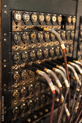Photo: Old telephone central Old telephone central