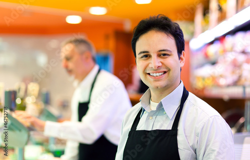 Photo: Butchers at shop Butchers at shop
