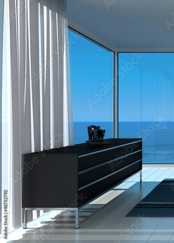 Illustration: Modern Luxury Loft / Beach Villa by the sea Modern Luxury Loft / Beach Villa by the sea