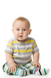 little boy sitting