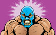 Angry wrestler