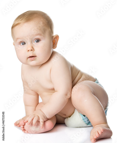 Photo: baby boy isolated baby boy isolated