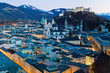 Salzburg, Österreich, Stadt Ansicht