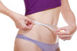 Foto: Woman measuring her waist Woman measuring her waist