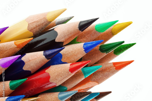 Photo: Viele bunte Farbstifte Viele bunte Farbstifte