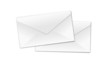 Envelopes on white background.