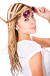Woman with sunglasses