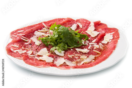 Photo: carpaccio di carne con gran e rucola carpaccio di carne con gran e rucola
