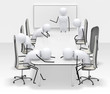 [3D little people series] Boring presentation