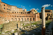 Photo: The forum of Trajan in Rome, Italy The forum of Trajan in Rome, Italy