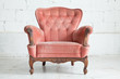 Pink Armchair sofa