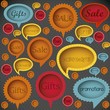 Retro sale label