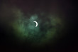 Solar eclipse over New Zealand