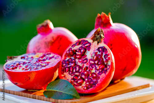 Photo: Fruits - Pomegranates Fruits - Pomegranates