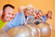 Rückentraining im Fitnesscenter